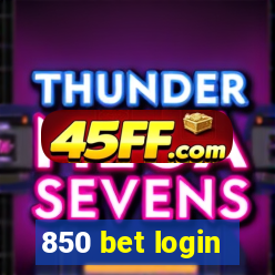 850 bet login